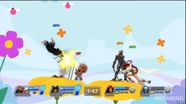 PlayStation All Stars Battle Royale walkthrough - part 1 Sackboy story little big planet series смотреть онлайн