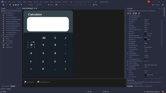 Build a Calculator Program Using VB.Net & GUNA UI Framework смотреть онлайн