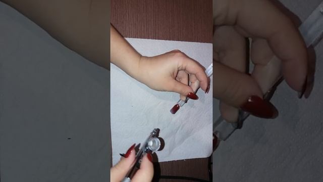 Классный !!!! Аэрограф для маникюра с AliExpress! смотреть онлайн