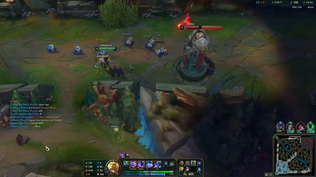 Rank 1 Nasus goes 1v9 mode in masters! | Carnarius | League of Legends смотреть онлайн