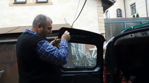 Замок задней двери багажника ларгус.