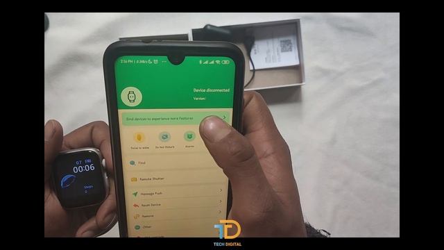 T500/X7 Smartwatch Bluetooth Connection Fitpro App With Wallpaper, Notification and Calling смотреть онлайн