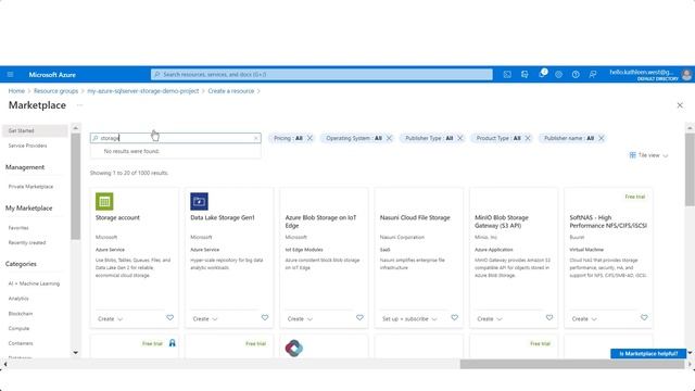 Connect App to Azure SQL Server Storage Demo Project смотреть онлайн