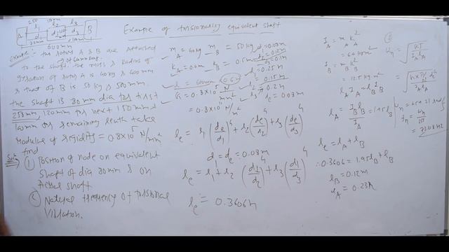 DOM EP 57 EXAMPLE OF TORSIONALLY EQUIVALENT SHAFT смотреть онлайн