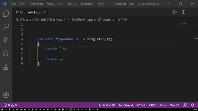 C++ Singleton смотреть онлайн