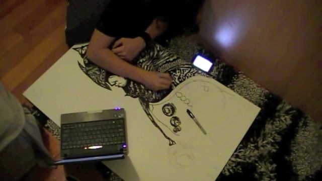 Talos (Skyrim) Sharpie Speed Drawing смотреть онлайн