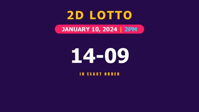 Lotto Result Today 2pm January 10, 2024 Swertres Ez2 Pcso смотреть онлайн