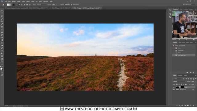 How to Darken a Sky in Photoshop смотреть онлайн