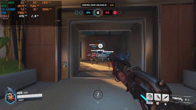 Overwatch 2 : RTX 3060 12GB + i5-12400F : Low Settings смотреть онлайн
