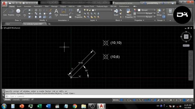 Coordinate Systems in AutoCAD | Complete AutoCAD 2016-2020 course for Beginners in Hindi | 003 смотреть онлайн