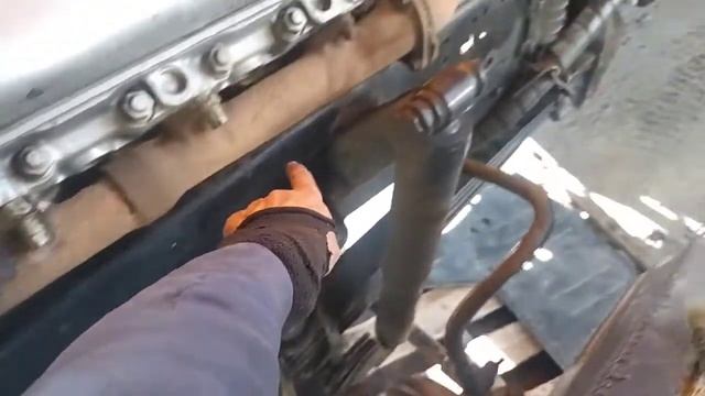 Снятие теплообменника, течет масло#рекомендации #ремонт
