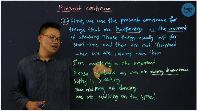 Present Continuous Tense Detail 01 in English смотреть онлайн