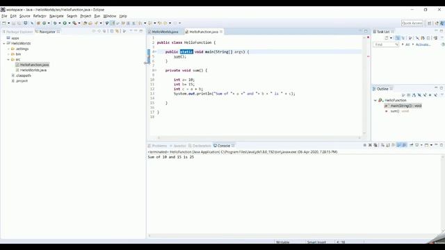 How to write java program with methods for beginners ? смотреть онлайн