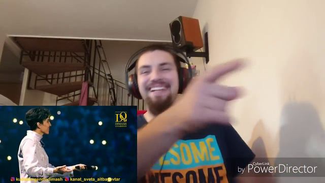 DIMASH ALL BY MY SELF BASTAU 2017 LIVE REACTION