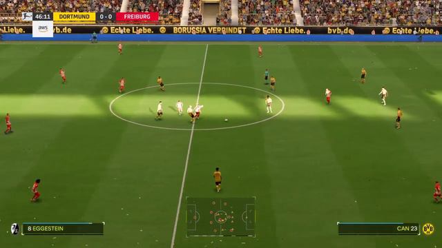 EA FC 24 Borussia Dortmund vs SC Freiburg Bundesliga смотреть онлайн