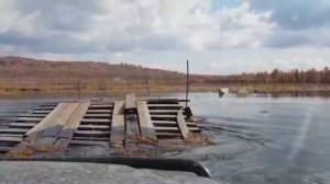 Рыбалка в Забайкалье. Форсируем речку Монгой.