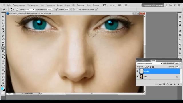 Сменить цвет глаз/губ в фотошопе-CreativeIDEAS 3 смотреть онлайн