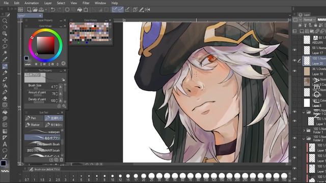Cyno (Genshin Impact) || Clip Studio Paint Speedpaint смотреть онлайн