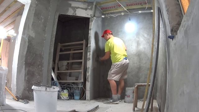 Шпаклевка с сеткой газоблоков смотреть онлайн