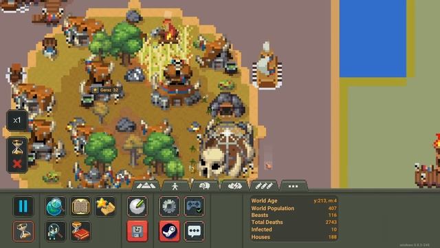 I Created An ENDLESS WAR to EXTINCTION in WorldBox смотреть онлайн