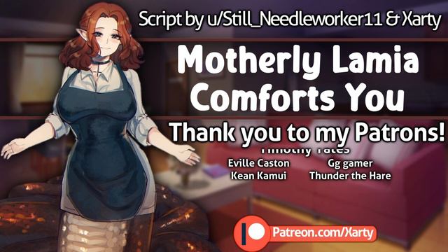 [ASMR] Lamia Mommy Comforts You [F4A] [Dom] [Wholesome] [Reassurance] [GFE] [Naga] [Monster Girl]