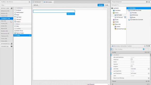 Sencha Architect Chapter02 Lesson01 First Architect App