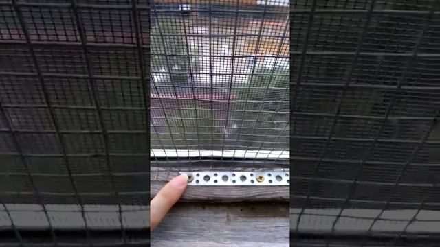 Пример сетки-антикошки своими руками на деревянные рамы смотреть онлайн