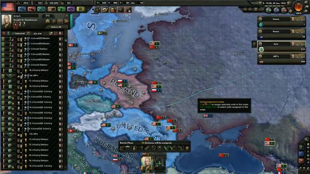 Let's Play Hearts of Iron 4 Underpowered US Part 15 - War with the Reds смотреть онлайн