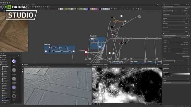 Realistic Wooden Floor in Substance Designer ( Part 2 ) with NVIDIA Studio смотреть онлайн