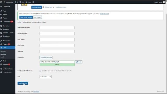 How to add user in WordPress | simple WordPress tutorial смотреть онлайн