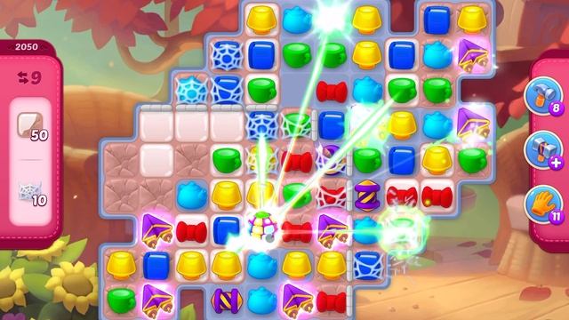 HomeScapes Level 2050 no boosters (18 moves) смотреть онлайн