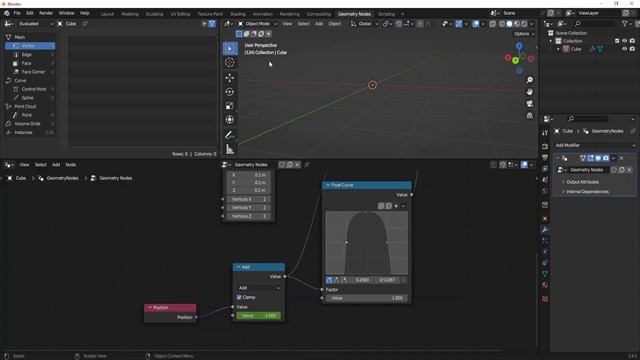 Geometry nodes in Blender (easy composition) смотреть онлайн