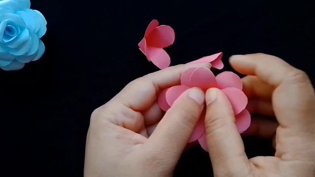 How to make Paper Rose Flower/Paper Rose Flower making/ Origami Rose Flower। смотреть онлайн