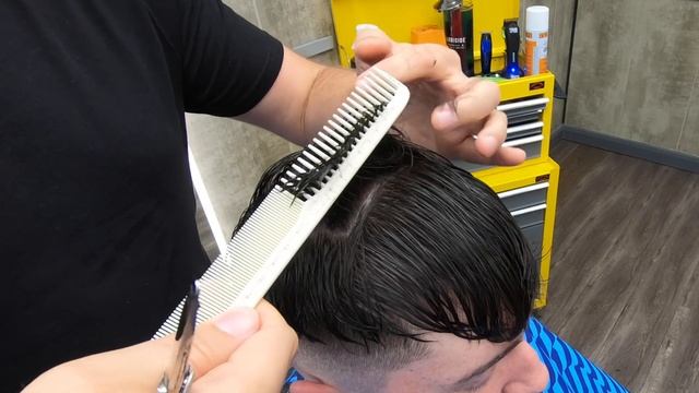 Men's Haircut Fade Tutorial | Step By Step Barber Lesson смотреть онлайн