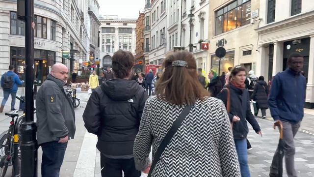 London Walk ?? West End, SOHO, Carnaby Street to Regent Street | Central London Walking Tour | HDR смотреть онлайн