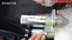 Замене стартера Лада Калина 1! Виды стартеров на 2 болта !.mp4