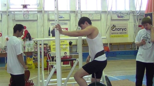 3 мая 2015. Бусыгин Павел. 3 подход. Подтягивания 52,5 кг, в зачет, с.в. 74,25 кг смотреть онлайн