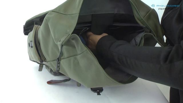 Рюкзак для ноутбука Piquadro EXPLORER Bagmotic/Green CA4789W97BM_VE смотреть онлайн