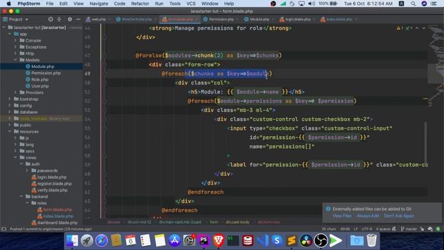 LaraStarter - Laravel Starter Kit Part:06 Role Create and Edit смотреть онлайн