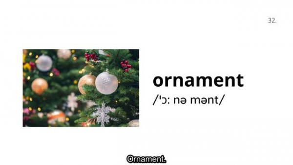 50+ Christmas Vocabulary Words In English (With Pictures, Pronunciation And TESTS!)