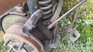 Замена задних тормозных накладок на а/м хендай ix35 2013 г.в