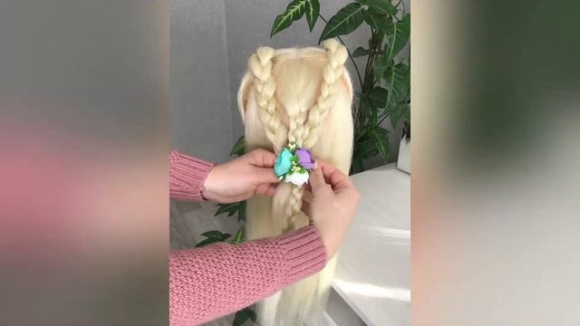 ТОП БЫСТРЫХ причёсок в школу или детский садик на каждый день . Помощь для мам смотреть онлайн