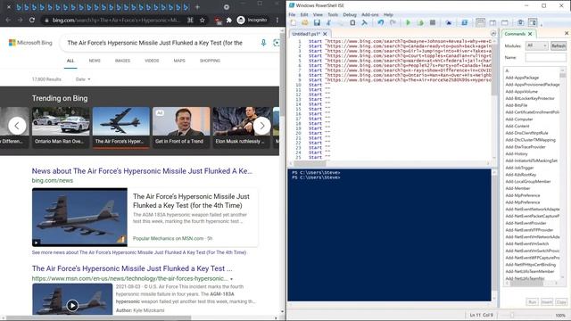 Fastest Way to Get Your Daily Microsoft Bing Points (Powershell Scripting) смотреть онлайн