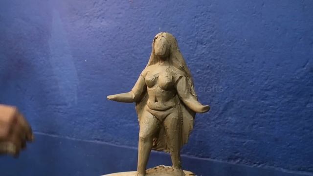 Small Kali murti making | part 1 | kali thakur banana смотреть онлайн
