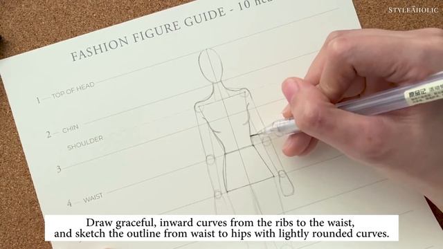 How To Draw Fashion Sketches | 10 Heads Fashion Figure Tutorial for Beginners смотреть онлайн