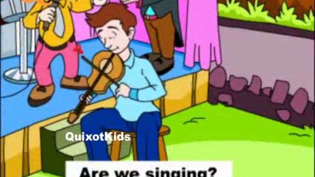 Present Continuous Tense - Learn Basic English Grammar | Kids Educational Video смотреть онлайн