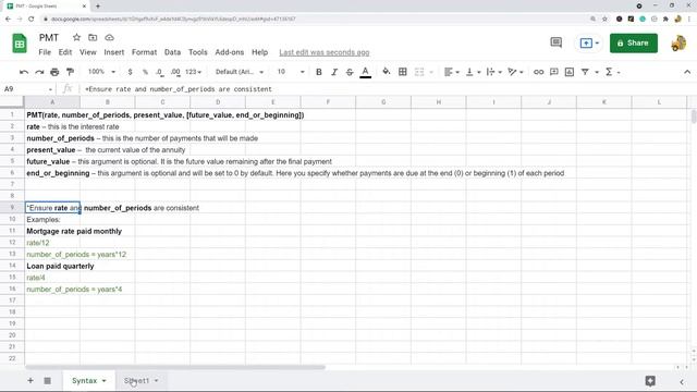 How to Use the PMT Function in Google Sheets смотреть онлайн