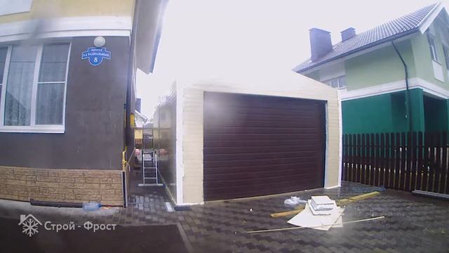 Строительство гаража из сэндвич-панелей | #timelapse 13 смотреть онлайн