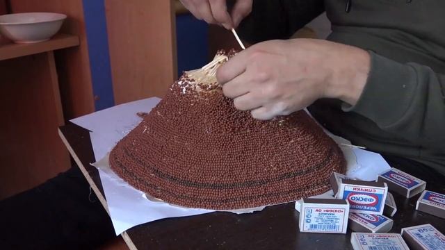 Сделали свой "Вулкан из спичек" :) смотреть онлайн
