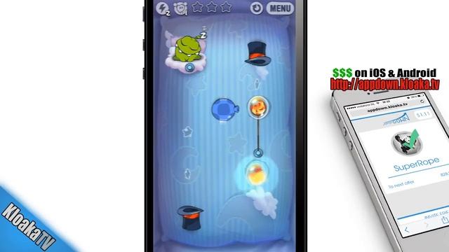 Cut The Rope 16-4 Pillow Box Walkthrough (3 Stars) смотреть онлайн